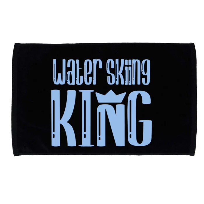 Water Skiing King Gift Microfiber Hand Towel