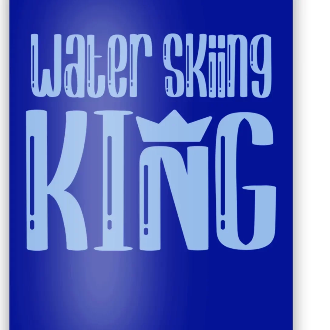 Water Skiing King Gift Poster