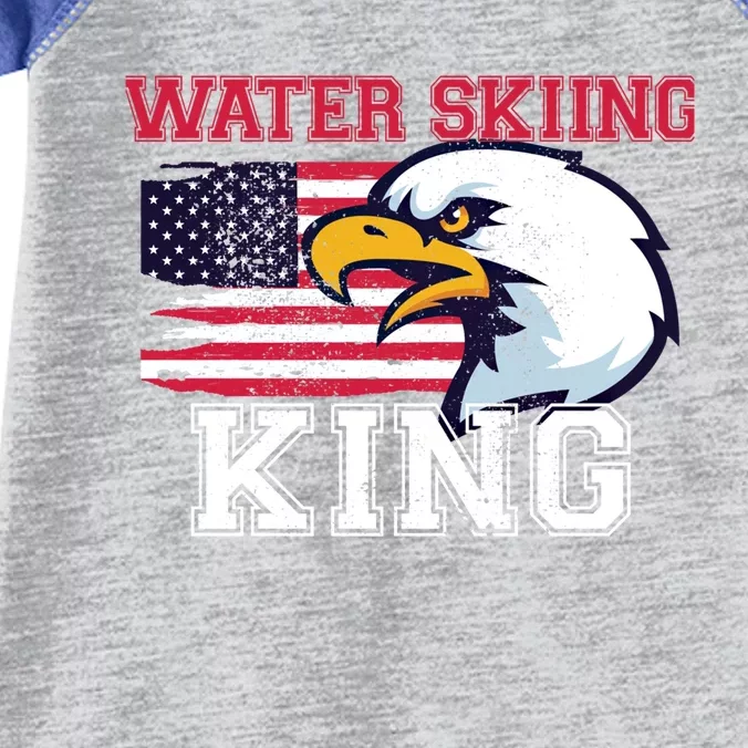 Water Skiing King Water Skiing Water Skier Gift Infant Baby Jersey Bodysuit