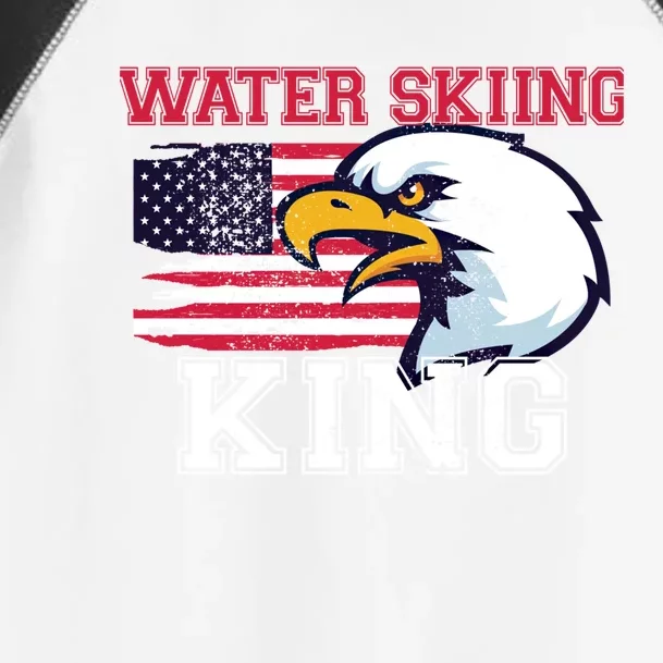 Water Skiing King Water Skiing Water Skier Gift Toddler Fine Jersey T-Shirt