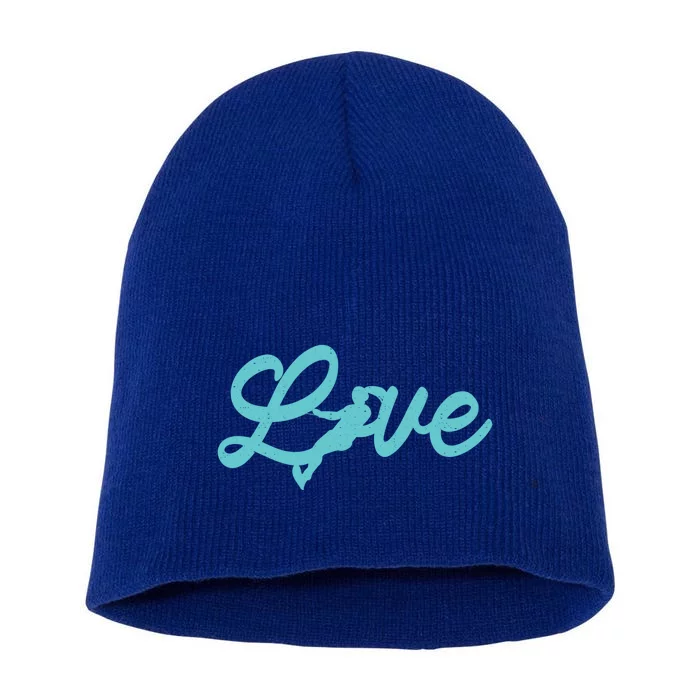 Water Ski Lover Watercraft Love Skier Sport Waterskiing Great Gift Short Acrylic Beanie