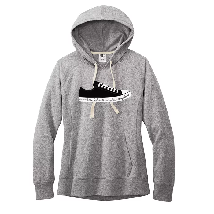 Wear Shoes Ladies ThereS Glass Everywhere Women's Fleece Hoodie