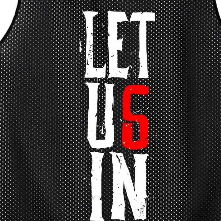 Wyatt Sicks Let Us In Mesh Reversible Basketball Jersey Tank