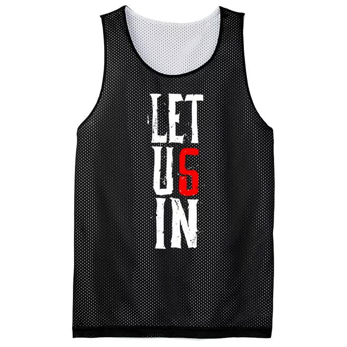 Wyatt Sicks Let Us In Mesh Reversible Basketball Jersey Tank