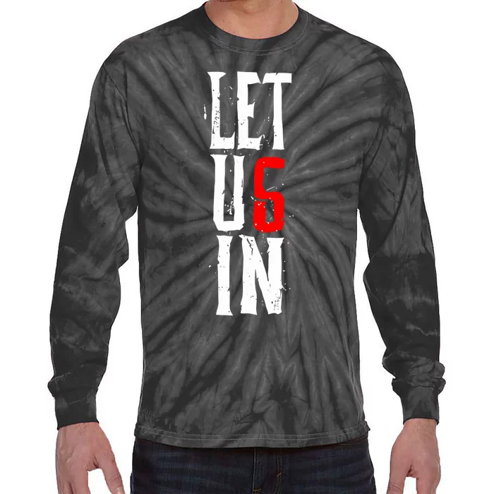 Wyatt Sicks Let Us In Tie-Dye Long Sleeve Shirt