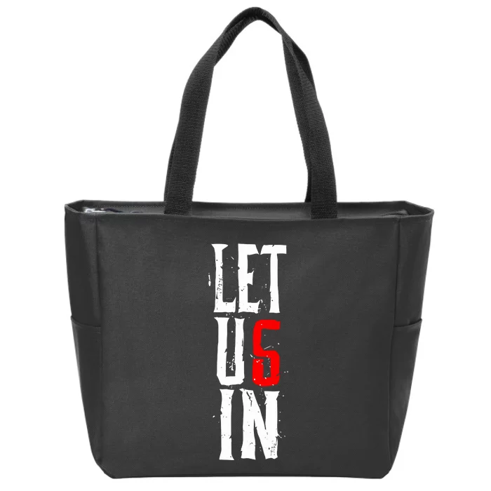 Wyatt Sicks Let Us In Zip Tote Bag