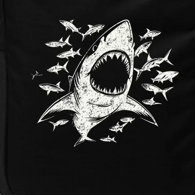 White Shark Lover Marine Biology Animal Science Impact Tech Backpack