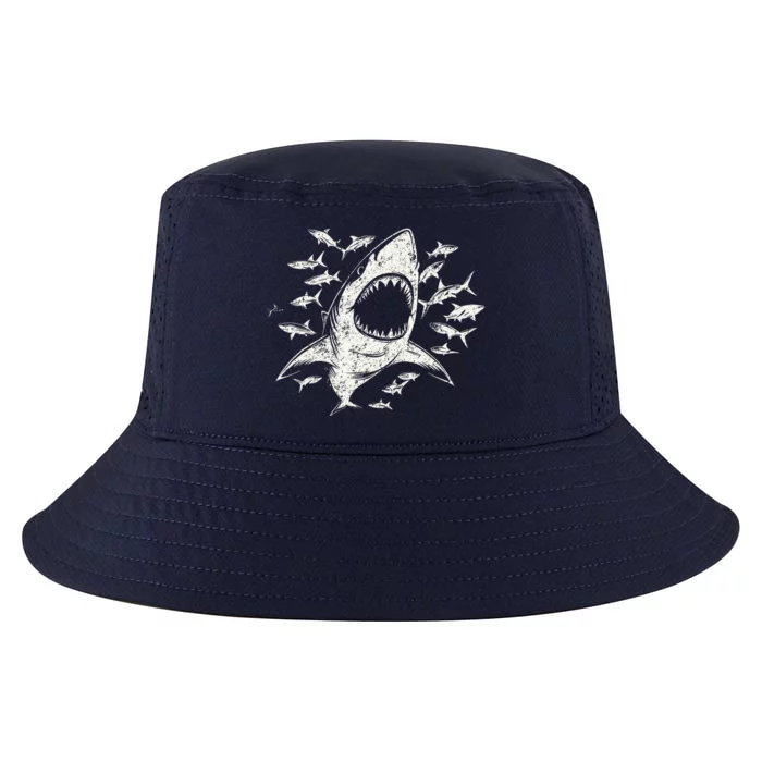 White Shark Lover Marine Biology Animal Science Cool Comfort Performance Bucket Hat