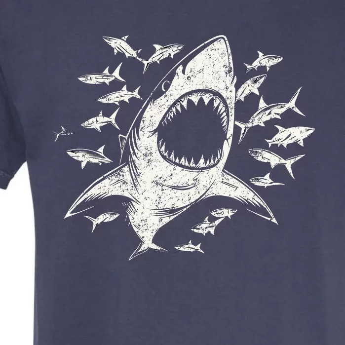 White Shark Lover Marine Biology Animal Science Garment-Dyed Heavyweight T-Shirt