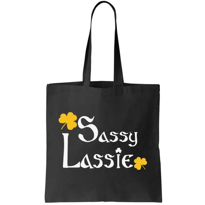 Womens Sassy Lassie Cute Women's St. Patrick's Day Tote Bag