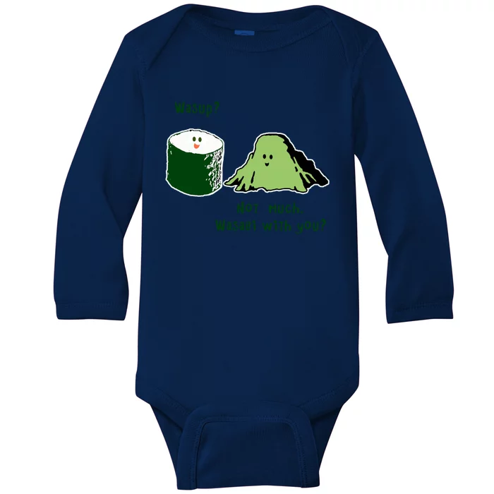 Wasabi Sushi Lovers Meaningful Gift Baby Long Sleeve Bodysuit