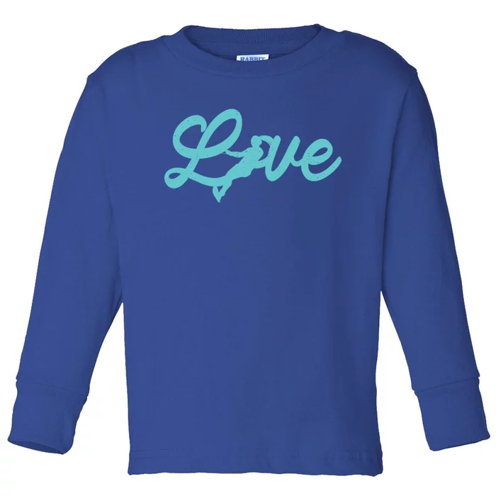 Water Ski Lover Watercraft Love Skier Sport Waterskiing Cute Gift Toddler Long Sleeve Shirt