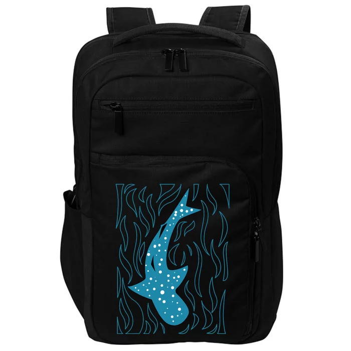 Whale Shark Lover Filter Feeder Fish Colossal Sea Animal Impact Tech Backpack