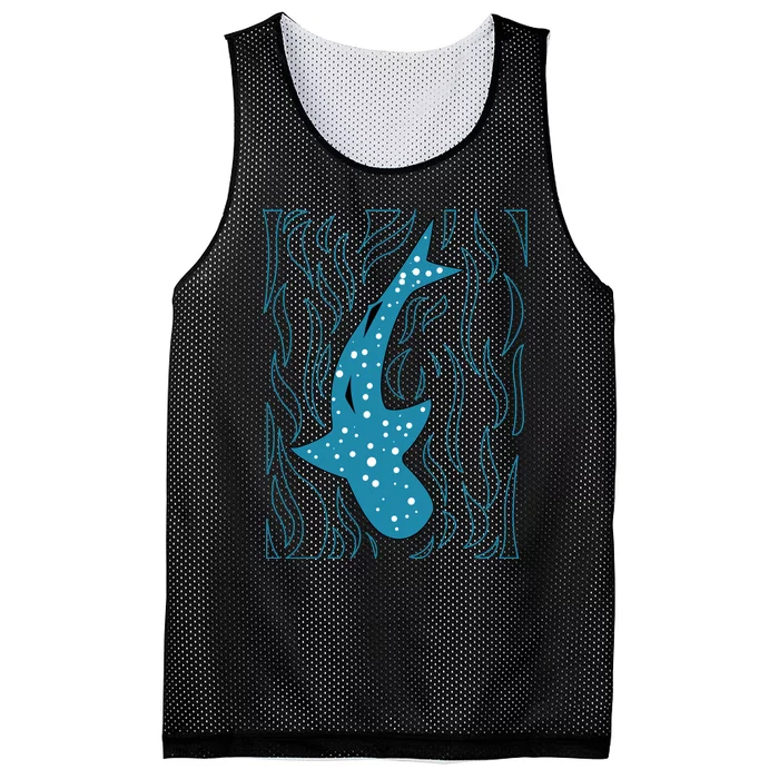 Whale Shark Lover Filter Feeder Fish Colossal Sea Animal Mesh Reversible Basketball Jersey Tank