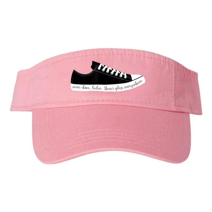 Wear Shoes Ladies ThereS Glass Everywhere Valucap Bio-Washed Visor