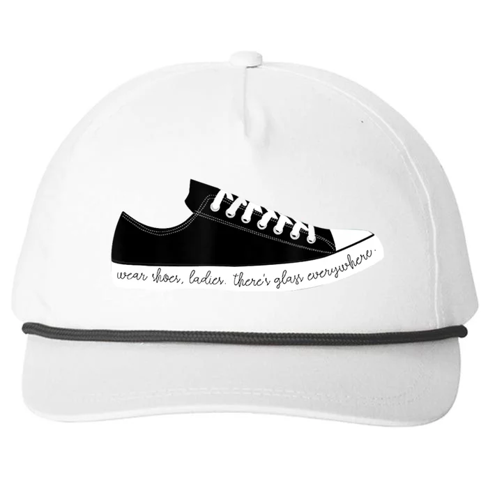 Wear Shoes Ladies ThereS Glass Everywhere Snapback Five-Panel Rope Hat