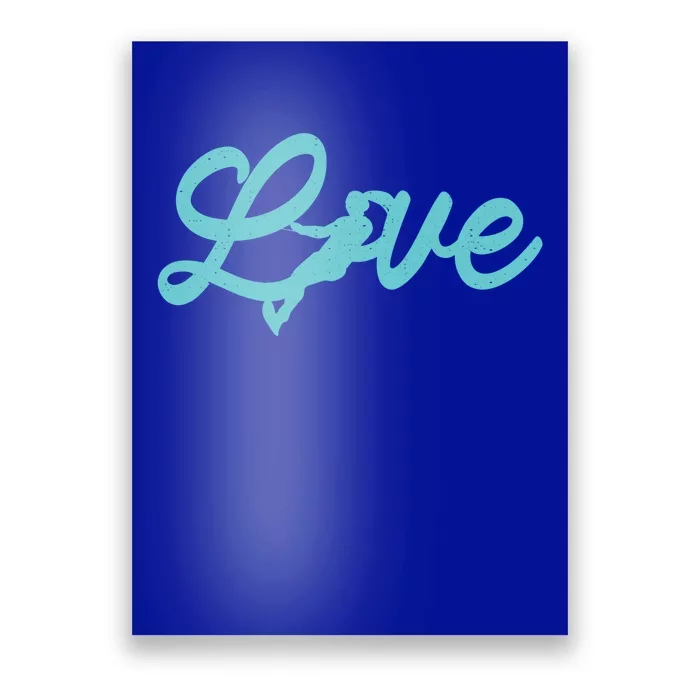 Water Ski Lover Watercraft Love Skier Sport Waterskiing Gift Poster