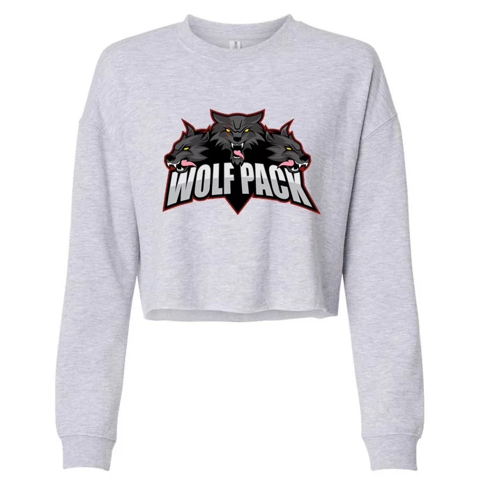 Wolfpack Sports Logo Cropped Pullover Crew