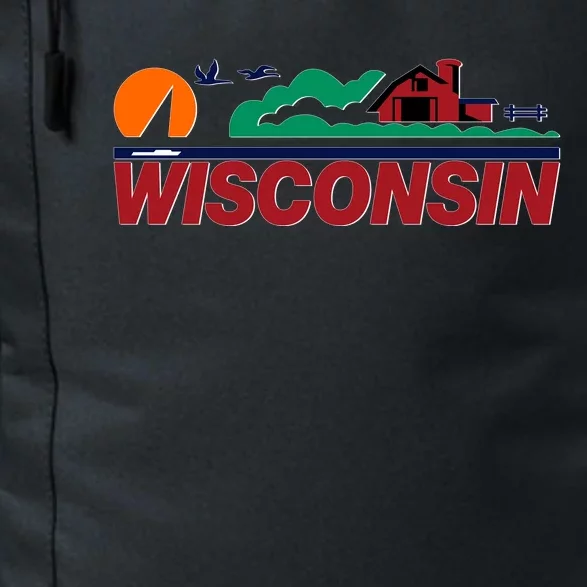 Wisconsin State License Plate Daily Commute Backpack