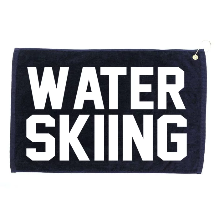 Water Skier Lover Funny Gift Water Skiing Gift Grommeted Golf Towel