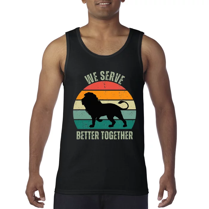 We Serve Lions Clubs International Essential Tank Top