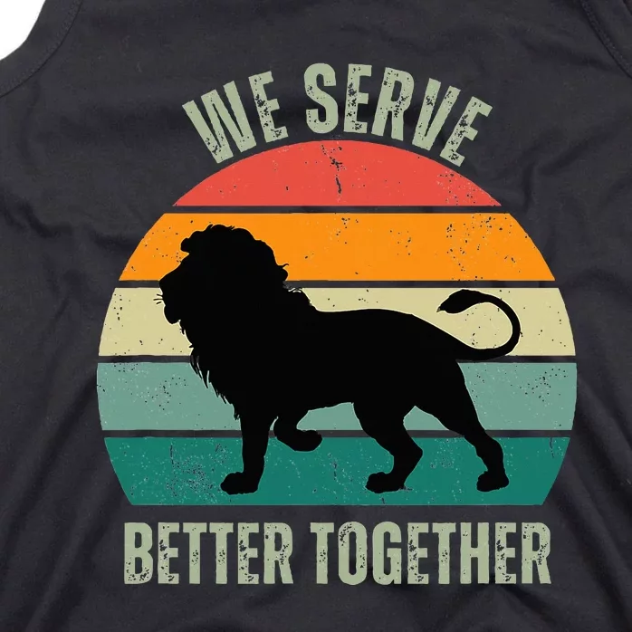 We Serve Lions Clubs International Essential Tank Top