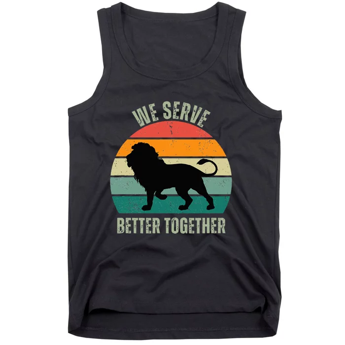 We Serve Lions Clubs International Essential Tank Top