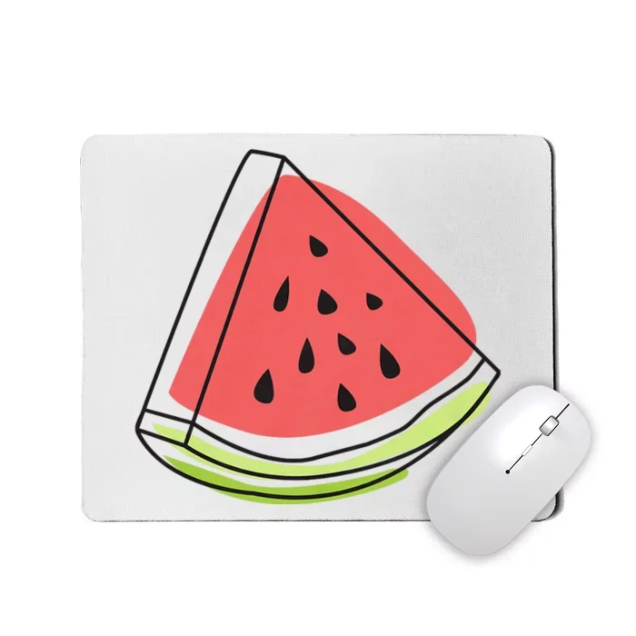 Watermelon Summer Melon Watermelon Without Sunglasses Mousepad