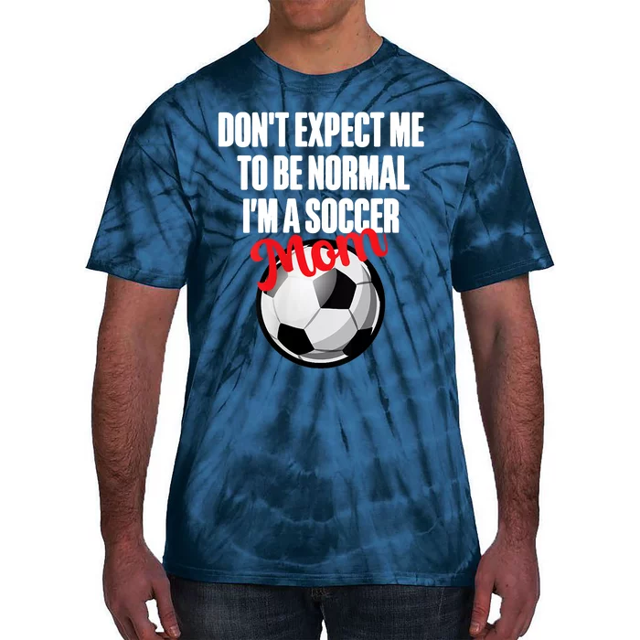 Women Soccer Mom Funny Tie-Dye T-Shirt