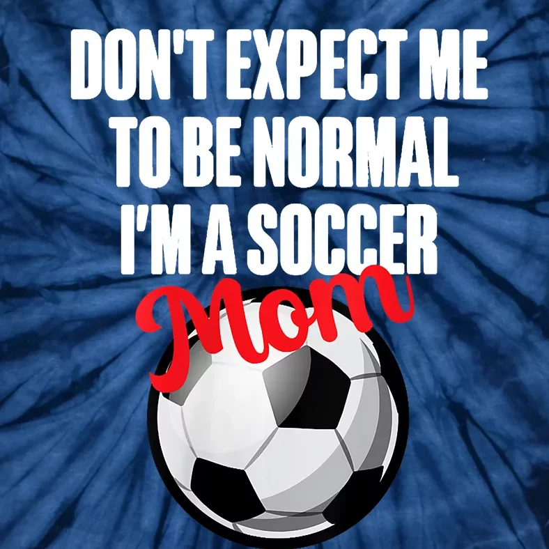 Women Soccer Mom Funny Tie-Dye T-Shirt