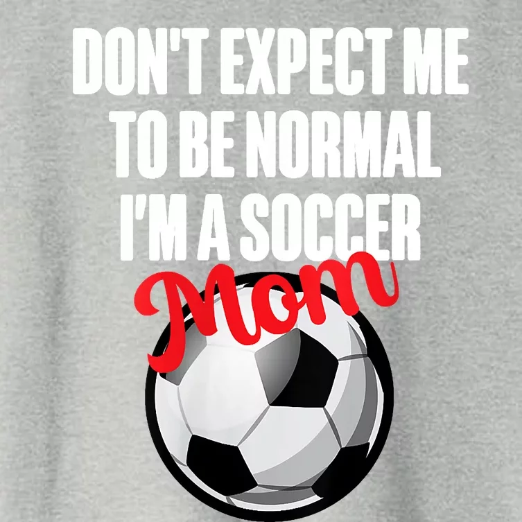 Women Soccer Mom Funny Women's Crop Top Tee