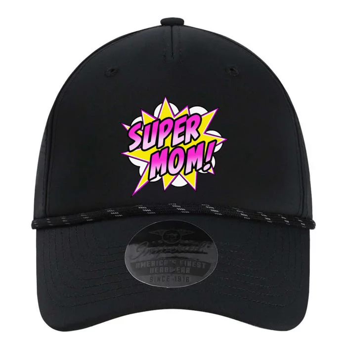 Womens Super Mom Comic Book Superhero Mother's Day Performance The Dyno Cap