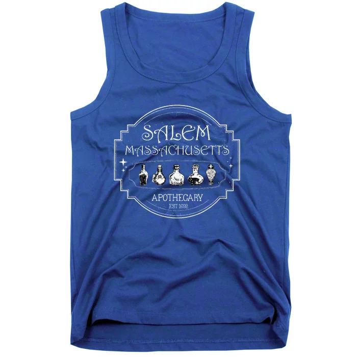 Witch Salem Massachusetts Apothecary Potion Autumn Halloween Tank Top