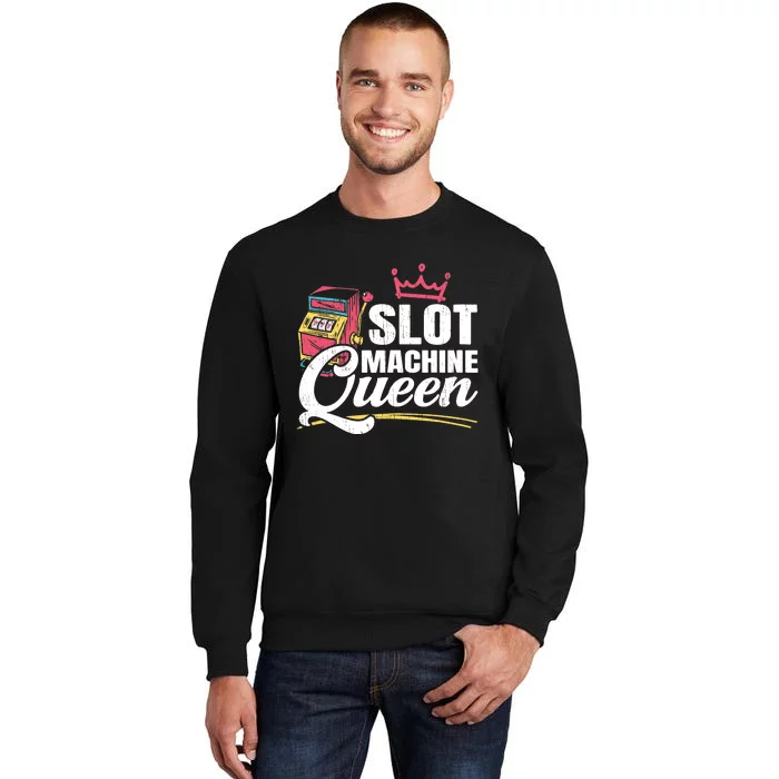 Wo Slot Machine Queen Casino Gambling Roulette Games Gambler Sweatshirt