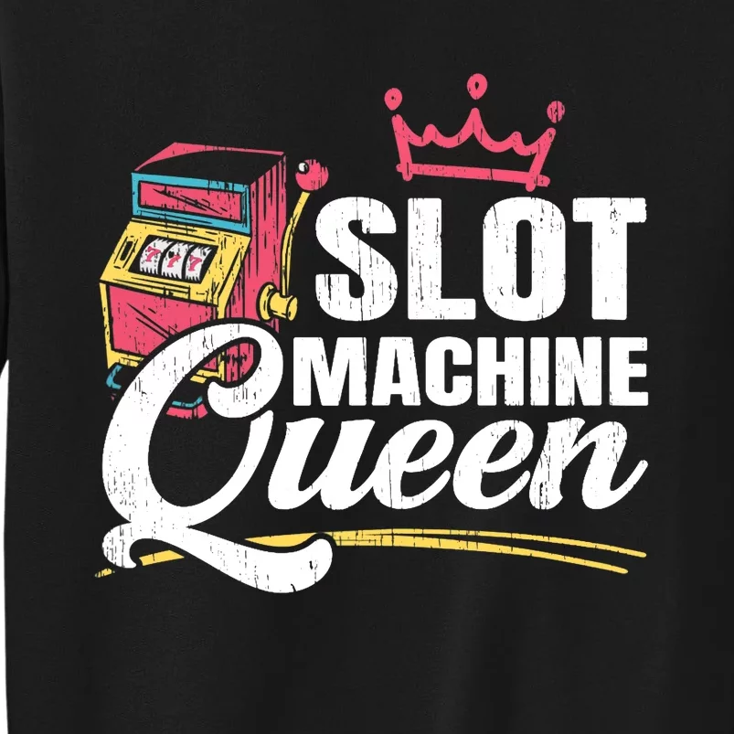 Wo Slot Machine Queen Casino Gambling Roulette Games Gambler Sweatshirt