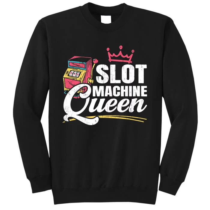 Wo Slot Machine Queen Casino Gambling Roulette Games Gambler Sweatshirt