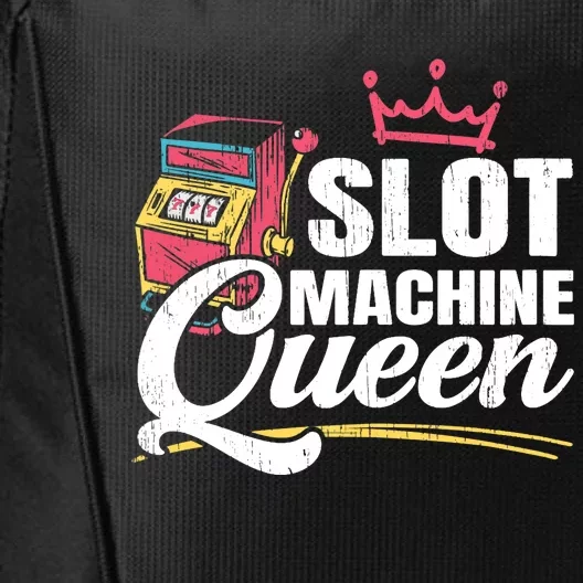 Wo Slot Machine Queen Casino Gambling Roulette Games Gambler City Backpack