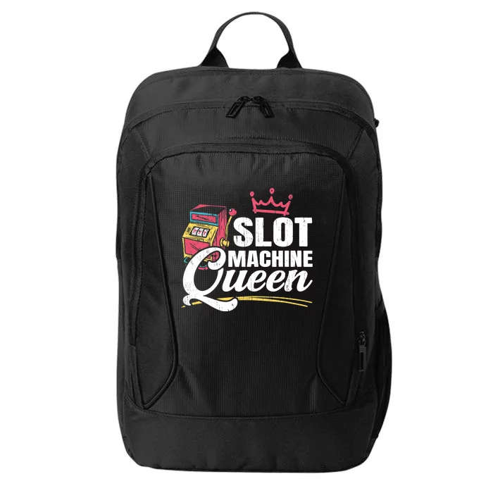 Wo Slot Machine Queen Casino Gambling Roulette Games Gambler City Backpack