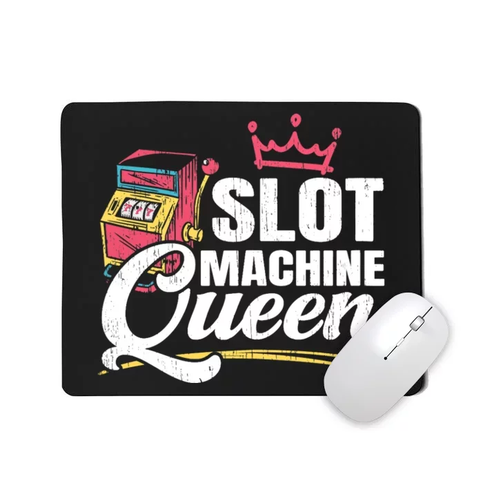 Wo Slot Machine Queen Casino Gambling Roulette Games Gambler Mousepad