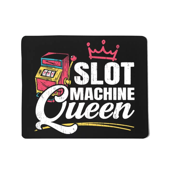 Wo Slot Machine Queen Casino Gambling Roulette Games Gambler Mousepad