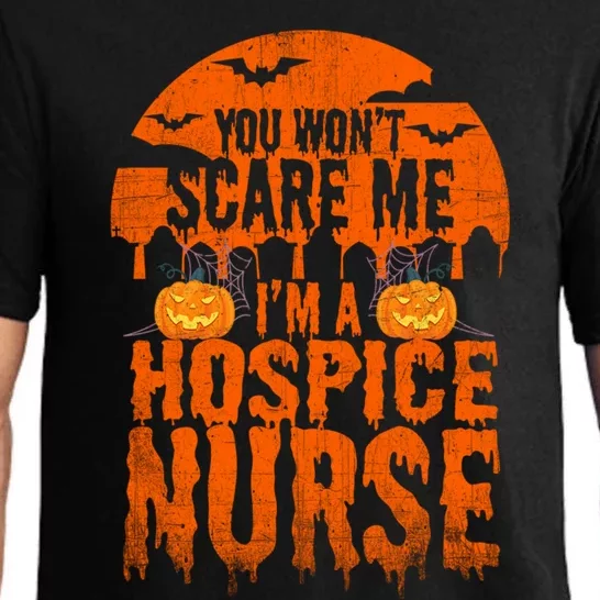 Wont Scare Me Funny Halloween Nurse Gift Funny Gift Pajama Set