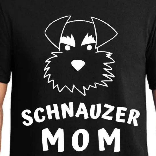 Wo Schnauzer Mom Wos Schnauzer Dog Lover Design Pajama Set