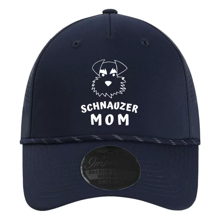 Wo Schnauzer Mom Wos Schnauzer Dog Lover Design Performance The Dyno Cap