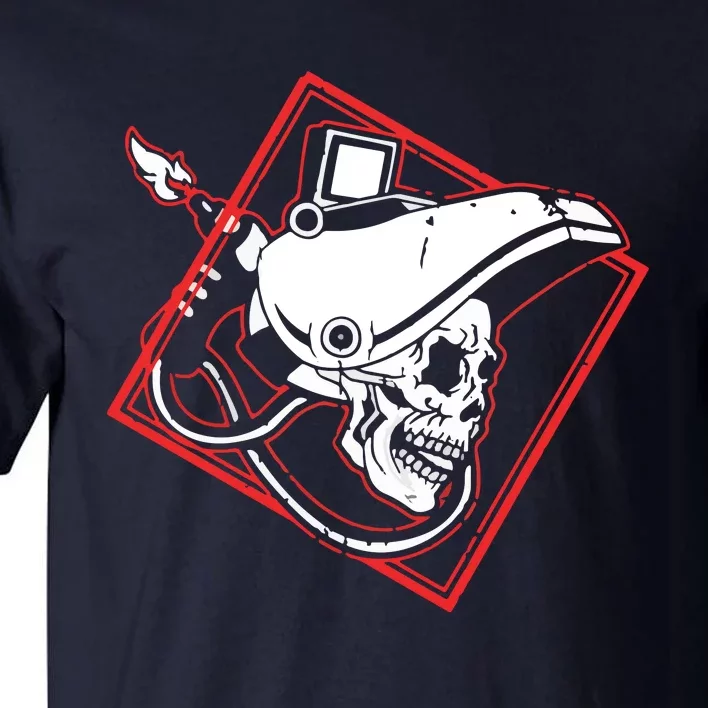 Welder Skull Mig Welding Funny Welding Tall T-Shirt