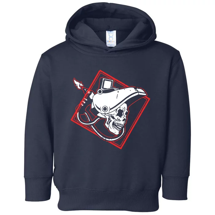 Welder Skull Mig Welding Funny Welding Toddler Hoodie