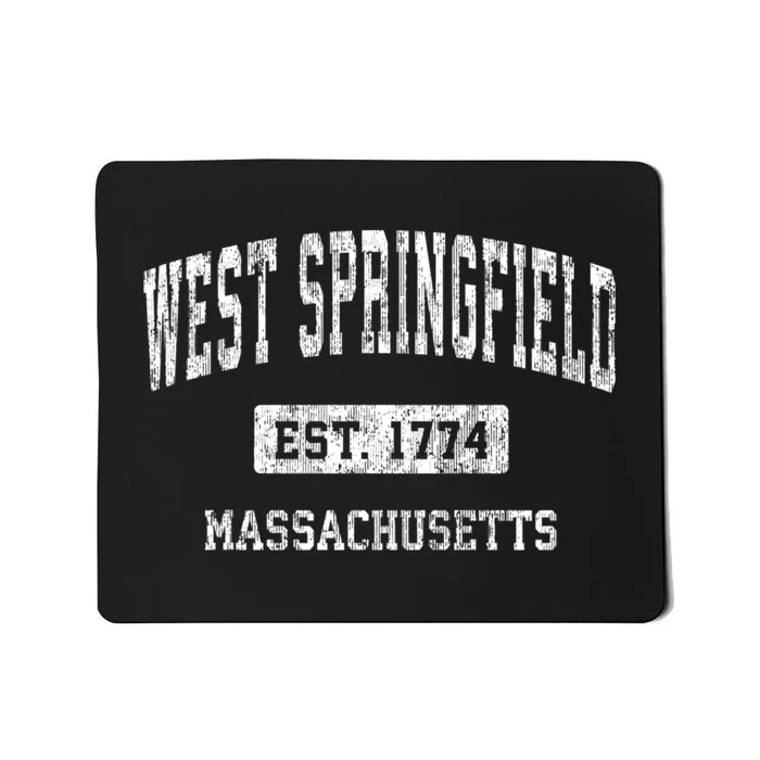 West Springfield Massachusetts Ma Vintage Sports Mousepad