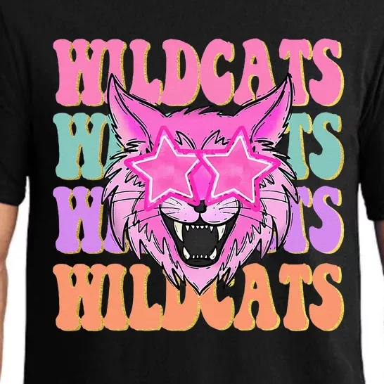 Wildcats School Mascot Sport Mom Wildcats Pajama Set