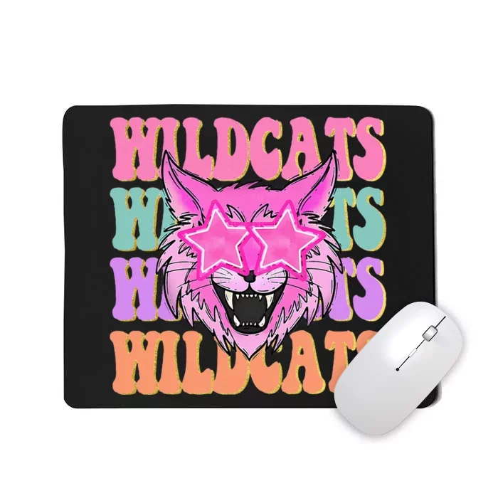 Wildcats School Mascot Sport Mom Wildcats Mousepad