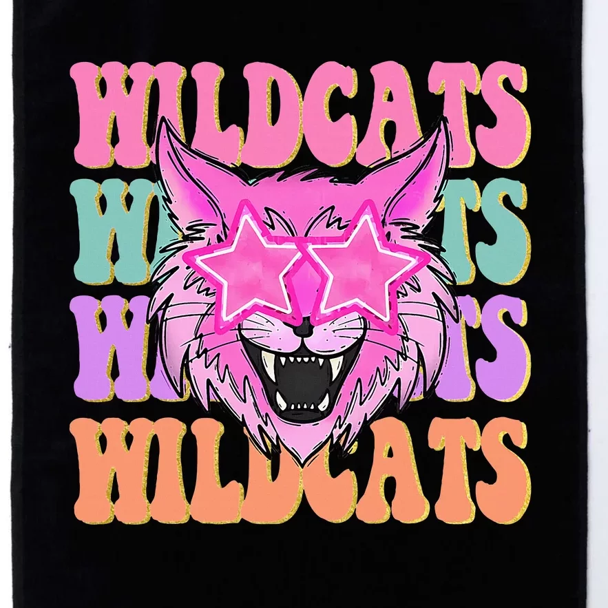 Wildcats School Mascot Sport Mom Wildcats Platinum Collection Golf Towel