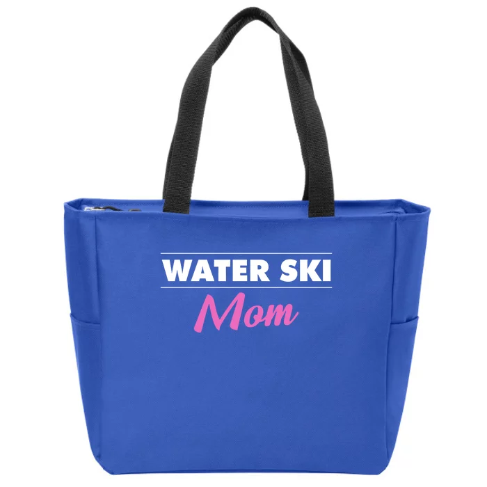 Water Ski Mom Skiing Waterski Waterskiing Waves Holiday Boat Gift Zip Tote Bag